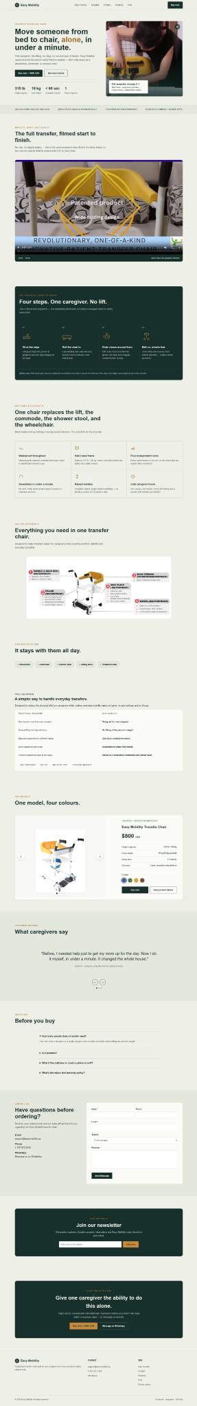 Easy Mobility website